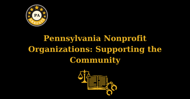Pennsylvania Nonprofit Organizations: Supporting the Community