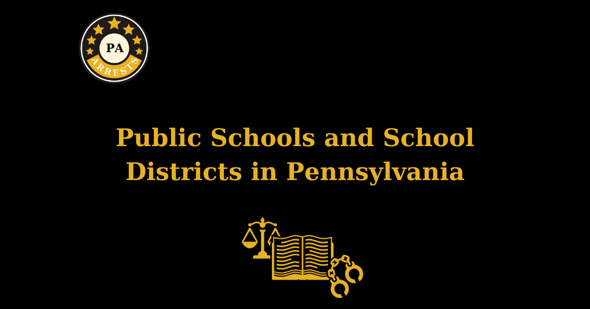 Public Schools And School Districts In Pennsylvania