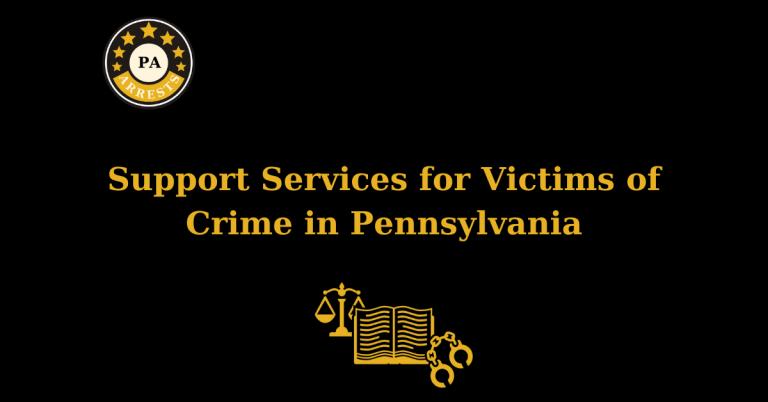 Support Services for Victims of Crime in Pennsylvania
